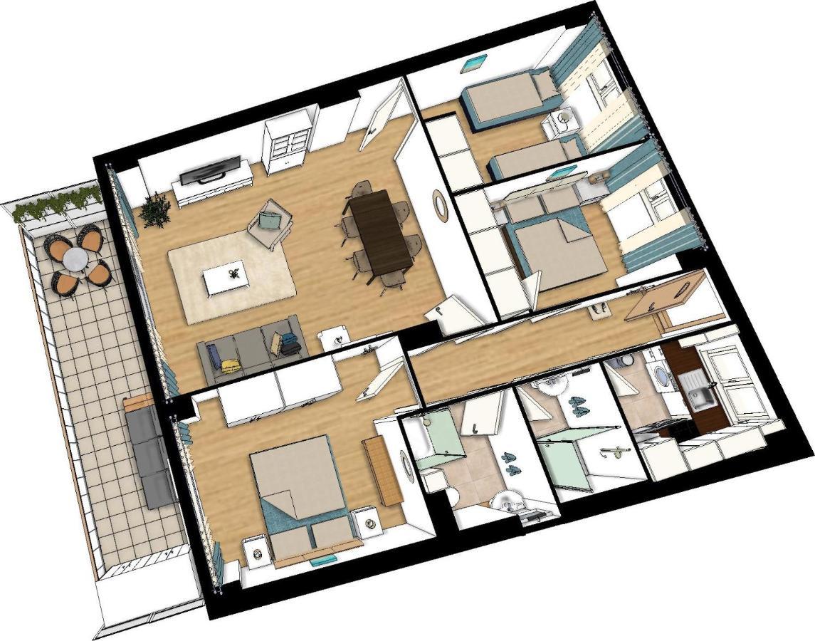Garden Beach Apartment تورّيفيِخا المظهر الخارجي الصورة